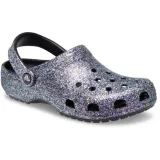 Kroksy (rekreačná obuv) CROCS Classic Glitter Clog black multi · záber 1