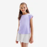 KUIKMA Dievčenské tenisové tričko TTS Soft fialové 14-15 r (160-166 cm) · záber 1