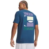 Pánske tričko s krátkym rukávom UNDER ARMOUR UA M BLOCK LOGO SS-BLU · záber 2