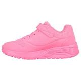 Dívčí rekreační obuv SKECHERS Uno Lite K neon pink · záber 3