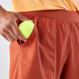 KUIKMA Pánske priedušné tenisové šortky Dry hnedé 2XL · záber 2