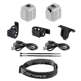 Světlo na kolo FORCE FLEA 200 LM, USB front - rear · záber 4