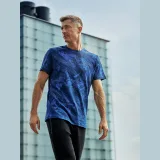 Pánské regular tričko s potiskem 4F x Robert Lewandowski - tmavě modré · záber 1