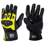 Moto rukavice W-TEC Janstur Farba čierna-fluo, · záber 2