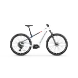 Horské elektrokolo MONDRAKER Prime, crystal white midnight blue flame red · záber 1