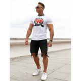 Pánske fitness tričko Iron Aesthetics Triumph, biele · záber 4