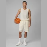 Unisex rychleschnoucí basketbalové šortky - bílé · záber 2