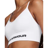 Dámská sportovní tréninková podprsenka UNDER ARMOUR Vanish Seamless Low Bra-WHT · záber 2