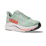 Pánská běžecká obuv HOKA Clifton 10 Wide M sage neon flame · záber 3