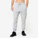 DOMYOS Pánske fitness tepláky slim sivé XL (W39 L34) · záber 1