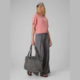 T-shirt loose s potlačou dámsky - ružový - Farba: ružová · záber 4