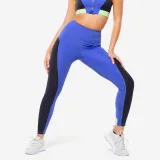 DOMYOS Dámske legíny 520 na fitness s potlačou XS (W26 L30) · záber 1