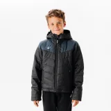 KIPSTA Detská futbalová bunda krátka čierna 5-6 r (113-122 cm) · záber 1