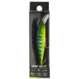 CAPERLAN Wobler Jerkbait Minnow WXM MNW 100 SP Firetiger bez · záber 2