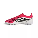 Chlapčenské futbalové kopačky turfy ADIDAS Predator Club Jr TF lucid red core black cloud white - Farba: čierna · záber 3
