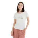 Dámské turistické tričko s krátkým rukávem FUNDANGO Atmos T-shirt-170-stone · záber 1
