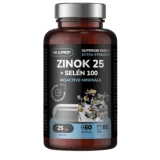 BE A PRO! Zinok 25 + selén 100 bioactive minerals 60 kapsúl · záber 1
