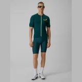 Pánský cyklistický dres s ochranou UPF50+ - zelený · záber 2
