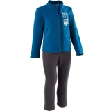 DOMYOS Detská športová súprava 100 Warm'y Zip modrá 24 m (82-88 cm) · záber 1