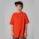 T-shirt loose s potlačou chlapčenský - oranžový · záber 6