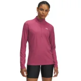 Dámska tréningová mikina s 1 2 zipsom UNDER ARMOUR Tech Rib 1 2 Zip-RED · záber 1