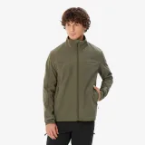FORCLAZ Pánska softshellová turistická bunda MT100 kaki 3XL · záber 1