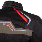 Letná moto bunda W-TEC Rovin Farba čierno-zeleno-červená, · záber 4