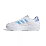 Dámska rekreačná obuv ADIDAS Courtblock Bold W cloud white cloud white clear pink · záber 2