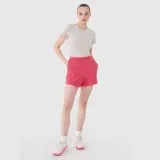 Dámské šortky casual z vaflové tkaniny - růžové · záber 2