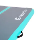 Airtrack inSPORTline Airstunt 400x100x10 cm šedo-tyrkysový · záber 5