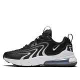 Chlapecká rekreační obuv NIKE Air Max 270 React ENG black white · záber 2