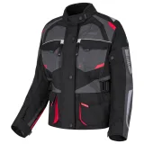 Dámska moto bunda W-TEC Radana Farba čierno-šedo-zelená, · záber 5