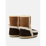 Nízké zimní boty MOON BOOT MB EVX PATCH-MM05 DARK BROWN COGNAC · záber 4