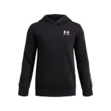 Chlapecká zateplená mikina s kapucí UNDER ARMOUR B Icon Flc HD Taping-BLK · záber 1