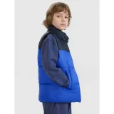 Chlapecká vesta 4F JUNIOR VEST JACKET-JWSS25TVJAM208-36S-BLUE · záber 4