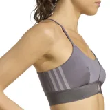 Dámská sportovní tréninková podprsenka ADIDAS HYG SHN BRALETT GRESTR GREY · záber 5
