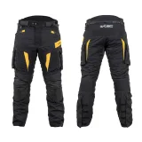Moto nohavice W-TEC Aircross Farba čierno-zlatá, · záber 1