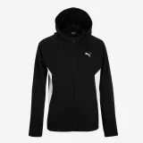 PUMA Puma detská mikina na zips s kapucňou čierno-biela 6-7 r (122 cm) · záber 1