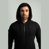 STRIX Zip Up Dukserica Nova black - Veličina: S | Boja: Crna | Težina: 0,68 g | Pakiranje: 26 · záber 3