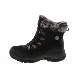 Dámske vysoké zimné topánky SKECHERS Trego Stormie WP W black black · záber 3