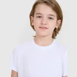 Chlapecké tréninkové tričko s krátkým rukávem 4F JUNIOR TSHIRT FNK M1438-10S-WHITE · záber 2