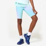 DECATHLON Dievčenské elastické cyklistické šortky s potlačou 14-15 r (160-166 cm) · záber 1