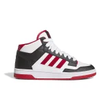 Pánská rekreační obuv ADIDAS Rapid Court Mid core black toper red cloud white · záber 2