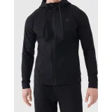 Pánska tréningová mikina so zipsom 4F SWEATSHIRT FNK M631-20S-DEEP BLACK · záber 2