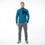 Férfi bélelt túrázó pulóver cipzárral NORTHFINDER JULISTE-630inkblueblack · záber 2