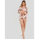 Dámské plavkové tričko FUNDANGO Amelia Surf Top-334-lilac · záber 3
