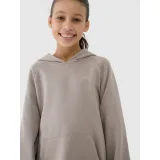 Dívčí mikina s kapucí 4F JUNIOR SWEATSHIRT-JWSS25TSWSF1478-83S-BEIGE · záber 2