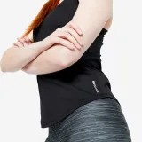 DOMYOS Dámske tielko na kardio fitnes My Top čierne L · záber 2