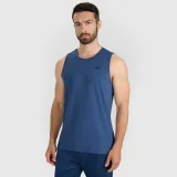 Pánský rychleschnoucí tréninkový tank top - tmavě modrý · záber 1