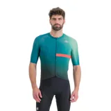 Pánský cyklistický dres s krátkým rukávem SPORTFUL Bomber jersey, shade spruce pompelmo · záber 1